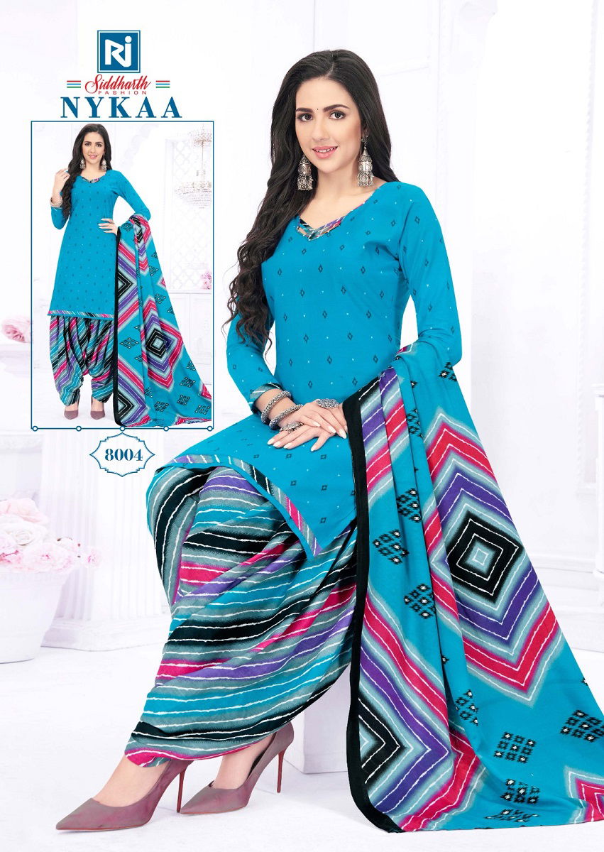 Siddharth Nykaa 8 Readymade Cotton Dress Catalog
